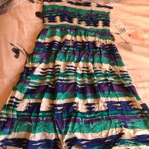 Forever 21 light weight multi color dress
